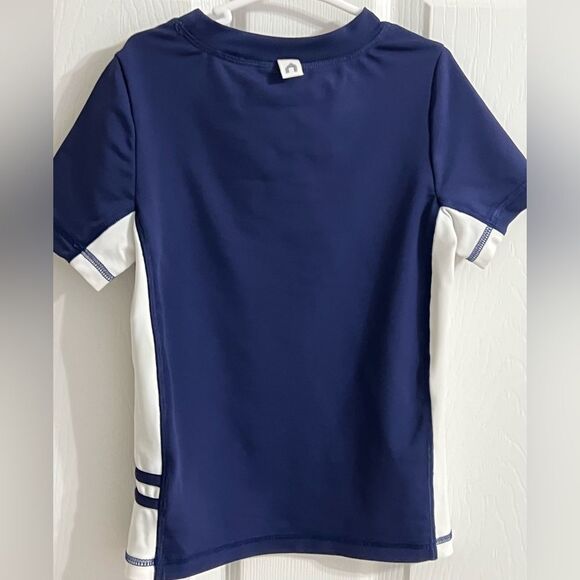 Cabana Life , Boy’s Navy Blue Rashguard - Size 5 - Picture 2 of 2